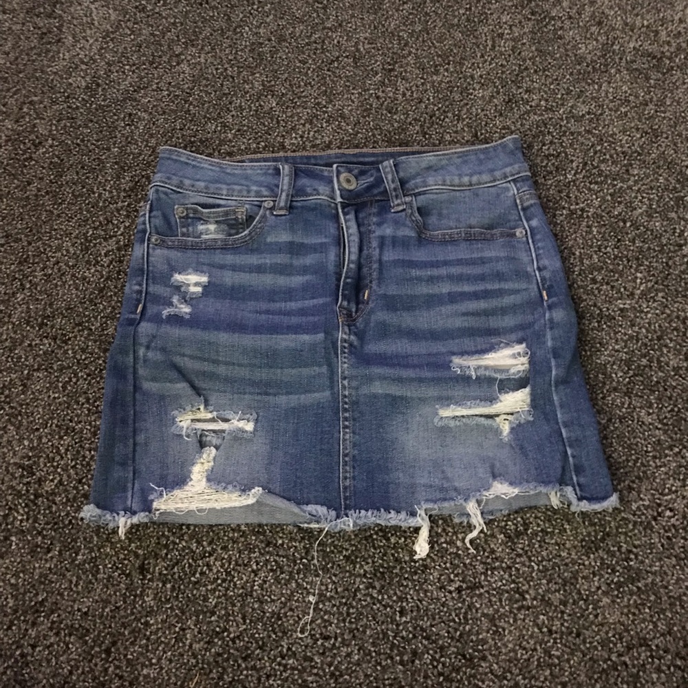 American eagle denim skirt